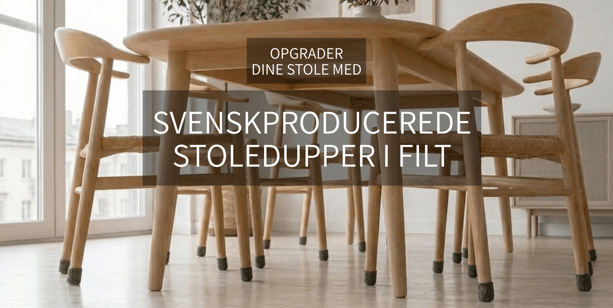SVENSKPRODUCEREDE STOLEDUPPER I FILT